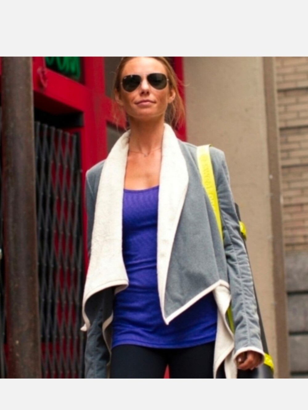 Lululemon Athletica Gray and Cream Jacket